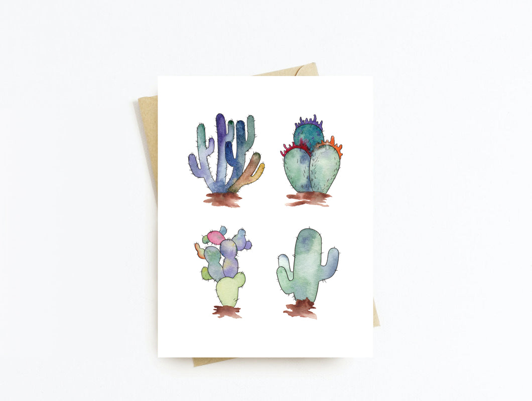 Cacti Greeting Card