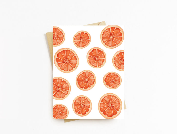 Orange Slice Greeting Card